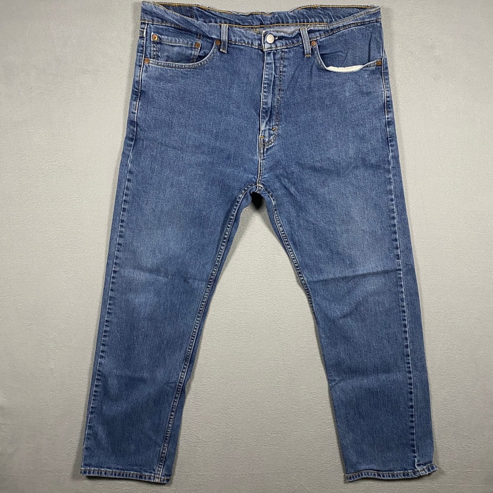 Levis 505 38x30 Mens Medium Wash Classic Straight Leg - Picture 1 of 6